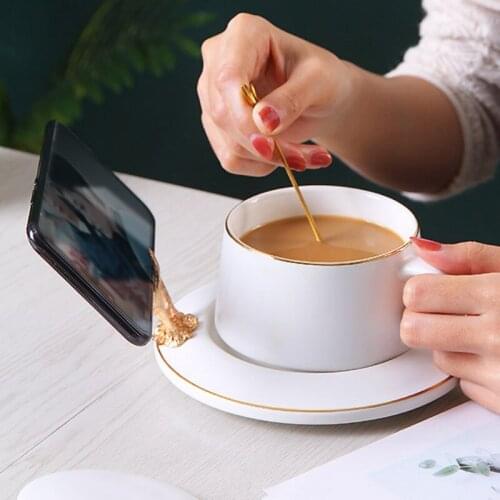 Creative Luxury Coffee Mug Nordic Ceramic Personalized Unique High Quality Couple Espresso Caffe Tazze Drinkware Kitchen DB60MK