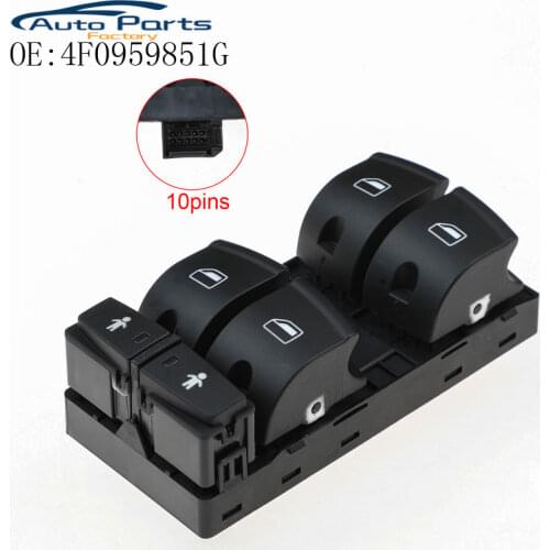 New Electric Control Window Button Switch Lifter Button For Audi A6 S6 Q7 2010-2015 4F0959851G