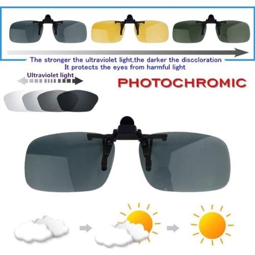 New Car Driver Goggles Anti-UVA UVB Polarized Sun Glasses Driving Night Vision Lens Clip On Sunglasses Interior Accessories hot