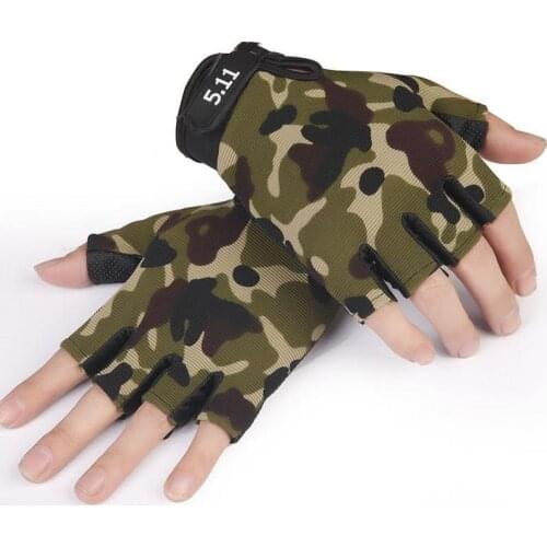 Cycling Gloves Half Finger Shockproof Wear Resistant Breathable MTB Road Bicycle Gloves Men Women Sport Anti-slip Bike Equipment