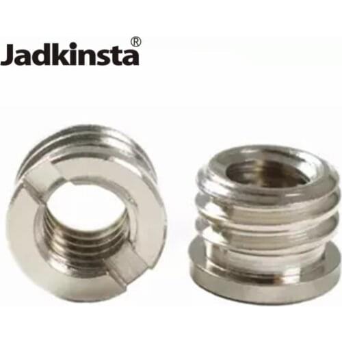 Jadkinsta 10pcs Female 1/4" to Male 3/8" Convert Screw Adapter for Tripod Monopod Ballhead DSLR SLR Camera Accessories