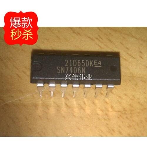 10PCS New original authentic SN7406N 7406N 7406 Buffer and Line Driver