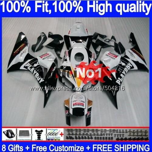100%Fit Injection For HONDA CBR 1000 RR CBR 1000RR 1000CC 50MC.9 CBR1000 RR CBR1000RR 2006 2007 06 07 White Black OEM Fairings