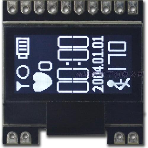12864G-222-P, 12864, OLED replacement screen, widest viewing angle, 0.96-inch LCD module 3.3V