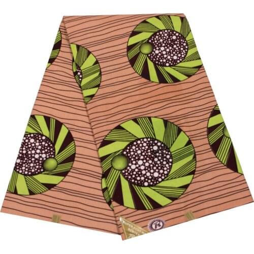 2019 Ankara African Polyester Wax Prints Fabric Binta Real Wax High Quality 6 yard African Fabric for Party Dress