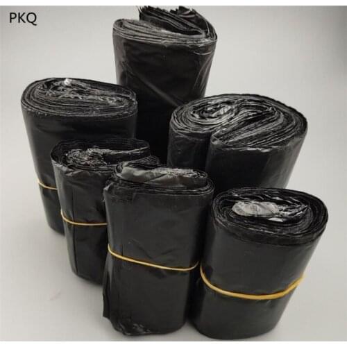 300pcs Wholesale Black Courier Bag Self-Seal Adhesive Storage Bag Express Packaging Envelope Mailer Postal Mailing Bags