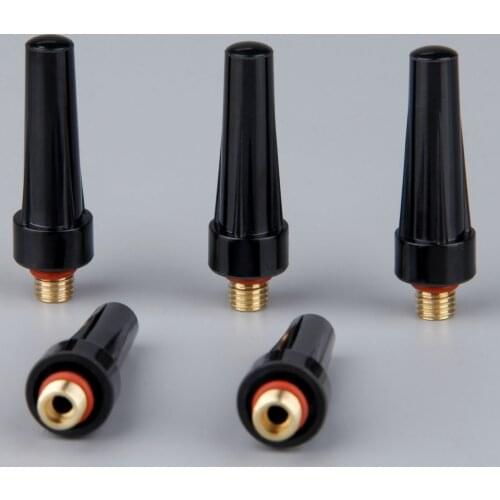 41V35 TIG Welding Medium Back Caps Fit for WP-9 WP-20 WP-25 TIG Welding Torches Cutting Consumable Parts 5pk