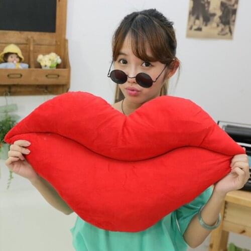 50cm sexy lips toys sofa novelty item pillow Lip pillow cushion Chair Cushion Toy Hold Couch Pillows stuffed plush toys