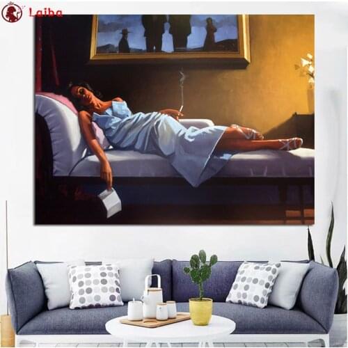 5D DIY Diamond Painting The Letter By Jack Vettriano cross stitch mosaic full square/round diamond embroidery rhinestone