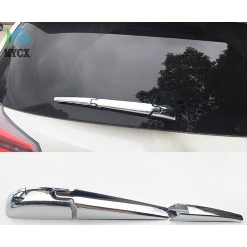 ABS Chrome Rear window wiper cover Trim For toyota RAV4 RAV 4 2014-2018
