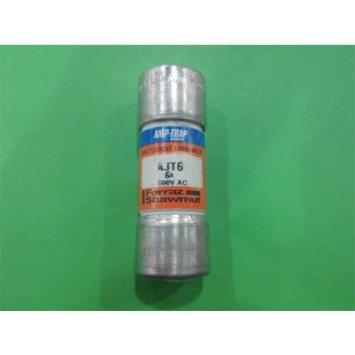 Free shipping 5pcs AJT 6 AMP-TRAP delay fuse 22X58 6A 600V France faray