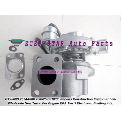 Free Ship GT2560S 785828 768525-0010 785828-0005 2674A806 2674A812 Turbo For Perkin Construction EPA Tier 3 Electronic Fuelling