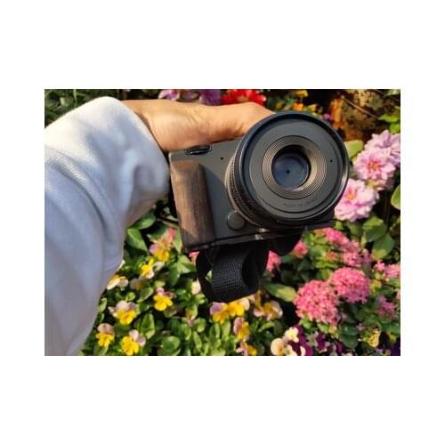 Wooden L Type Bracket Tripod Ball head Quick Release Plate Base Grip Handle For Sigma FP HG-21 Digital Camera