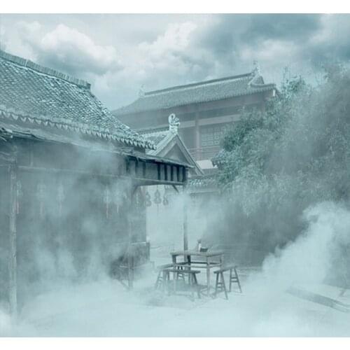 Chinses Traditional House Hazy Photography Backdrops Photo Props Studio Background 5x7ft
