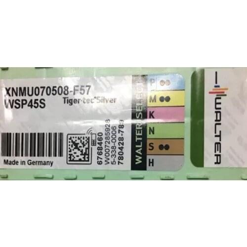 10PCS CARBIDE INSERT XNMU070508F57,WSP45S