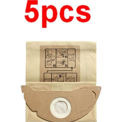 Dust Bag For Karcher WD2 MV2 Fiber Paper Dust Bags For Dry And Wet Disposable Dust Bag Replacing Easily Cleaning Robot Accessory