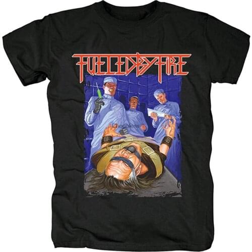 Mens TShirt Short Sleeve Shirt Fueled by Fire Rock Tee Women Hiphop Shirts(1)