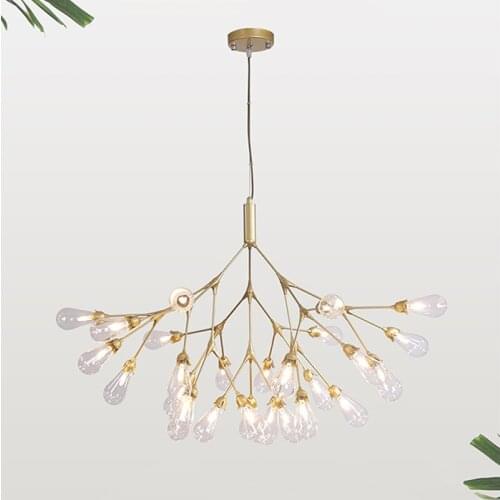 Nordic Firefly Branch Chandelier Living Room Dining Room Bedroom Pendant Light Ceiling Light Decor Lighting Fixture PA0766