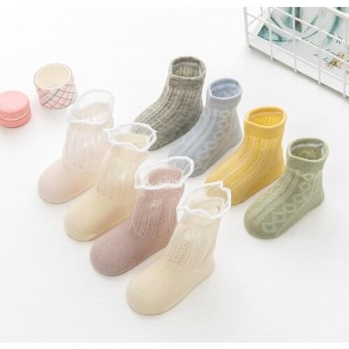 2021 Trendy Toddler Girl Socks Baby Clothing Babies Accessories Newborn Infant Boys Mesh Socks Calcetines Bebe Recien Nacido