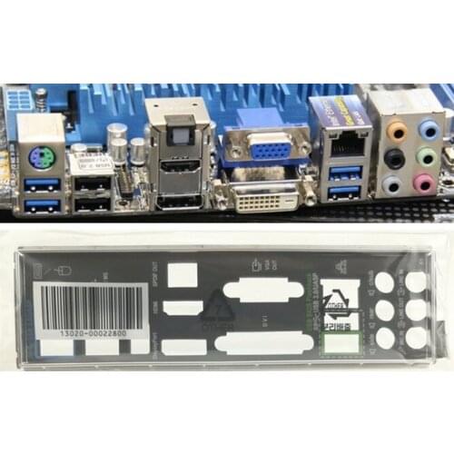 New I/O shield back plate of motherboard for P8Z77-V PRO just shield backplate Free shipping