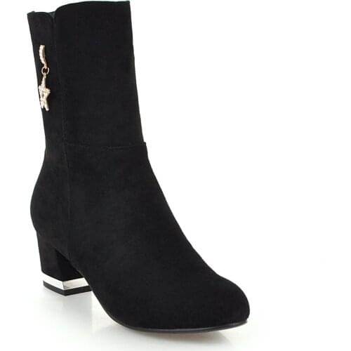 Autumn and winter in 2018 new product with size code 33 - thick with canister boots female tide of 43, 18107