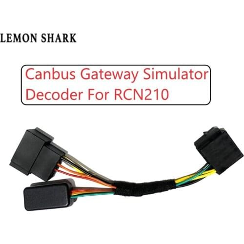 Upgrade RCN210 Conversion Cable Canbus Adapter Gateway Simulator Decoder Emulator For VW Jetta Passat B5 Golf MK4 Polo 9N