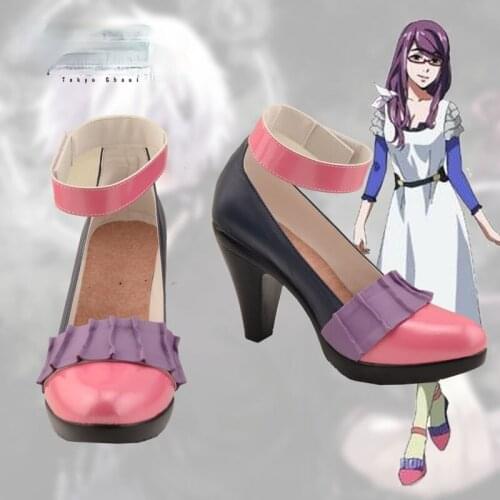 Tokyo Ghoul Kamishiro Rize Anime Characters Shoe Cosplay Shoes Boots Party Costume Prop