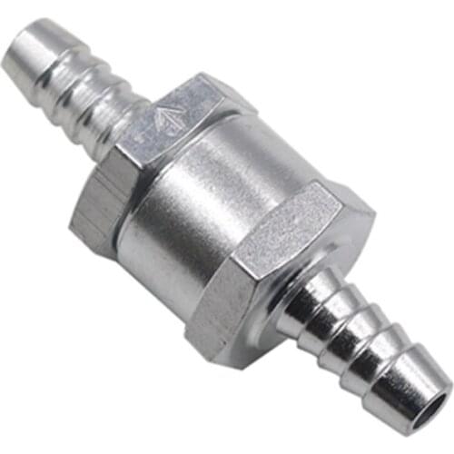 One Way Check Valve 6 / 8 / 10 / 12 Aluminum Alloy One Way Valve Gasoline Diesel Fuel