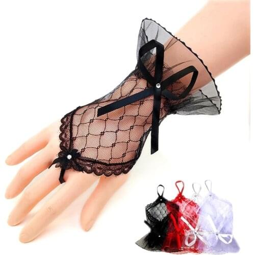 Свадебные кружевные перчатки Ohmmayby China At AliExpress