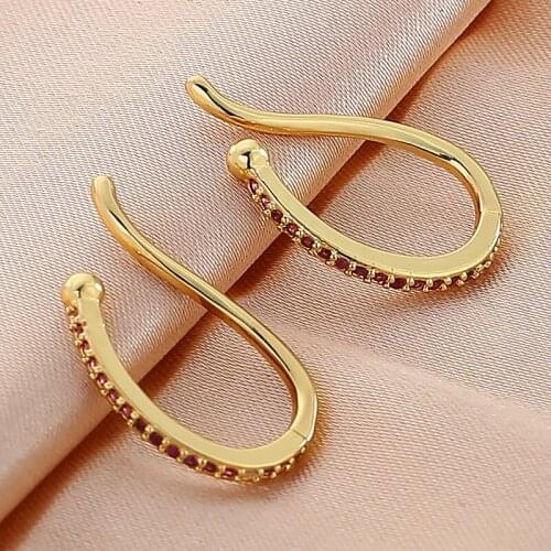 Simple High-end For Women Earrings French Niche ear Hanging Ear Bone Clip 2021 New Arrival Best Gift