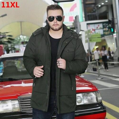 New down jacket 9XL male plus size removal of the liner extra large thick thick middle-aged large size winter clothing 11XL