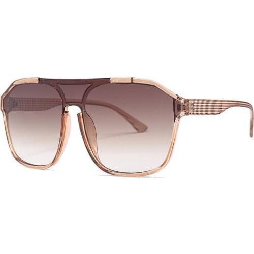 Oversize Sunglasses Women One Piece Square Sun Glasses Men for Outdoor Eyewear UV400 Gafas Oculos Shades 20046DF