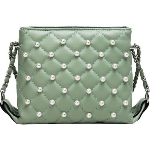 Sweet Pear Leather Crossbody Bag Square Soft Surface Shoulder Bags Sewing Thread Elegant Daily Pouch For Women Ladies Purse