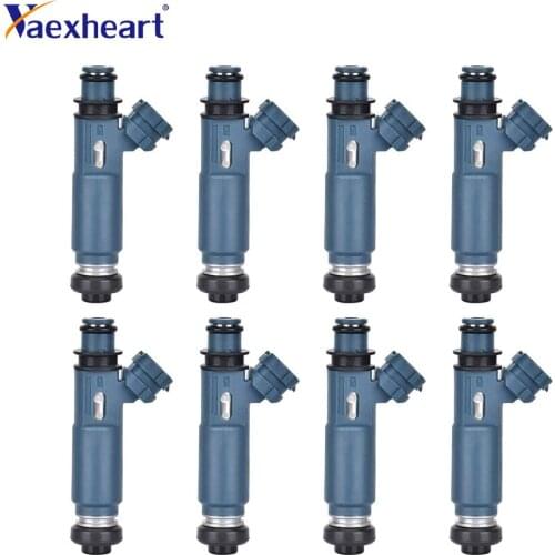 8pcs Fuel injectors 23250-50040 23209-50040 2320950040 For Toyota Land Cruiser Tundra Lexus GX470 LX470 4.7L 2