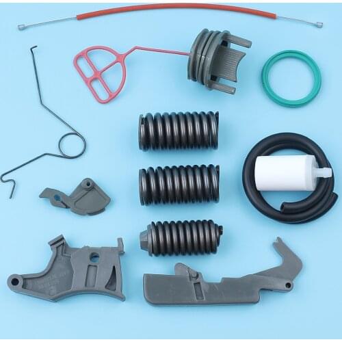 Throttle Trigger Cable Spring Support AV Buffer Spring Kit For Husqvarna 362 365 371 372 Chainsaw Fuel Filter Line Cap
