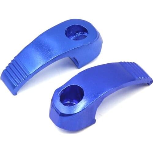 Uxcell 2Pcs Universal Motorcycle Scooter Storage Bag Holder Hanger Hook Blue