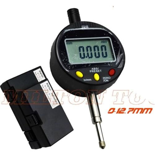 High Accuracy 0-12mm Precise 0.01mm Electronic Digital Indicator ABS digital dial indicator Preset indicator gauge