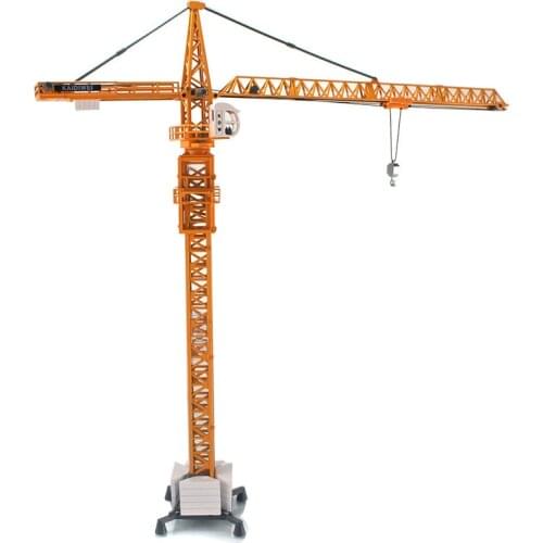 High-grade alloy tower slewing crane model,1:50 Large tower crane toy,exquisite model gift,free shipping