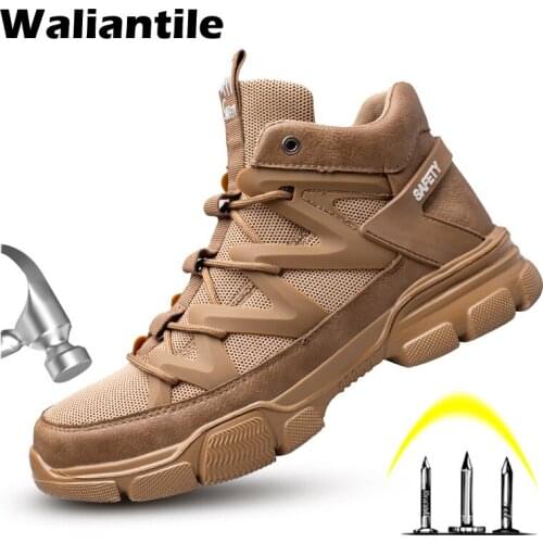 Waliantile Men's Work Shoes