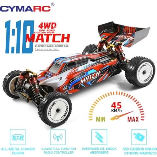 WLtoys 104001 Rc Car 1/10 2.4G High Speed Racing 4WD Drive Off-Road Cars Competition 45 Km/h Radio Control Car IN Stock