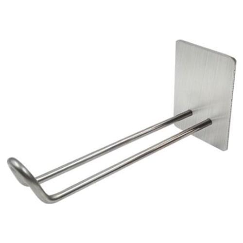 1PC 304 Stainless Self Adhesive Hooks Strong Power Heavy Duty Waterproof Hanger for Bathroom Kitchen Bedroom and Office