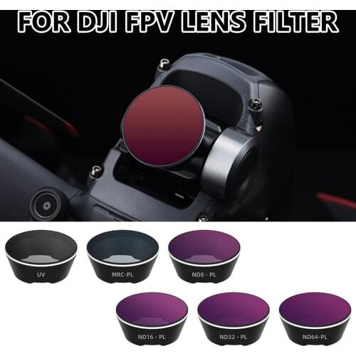 6PCS Multi-Layer Coating UV CPL ND8-PL ND16-PL ND32-PL ND64-PL Lens Filter Protector Set for DJI FPV Combo Drone Accessories