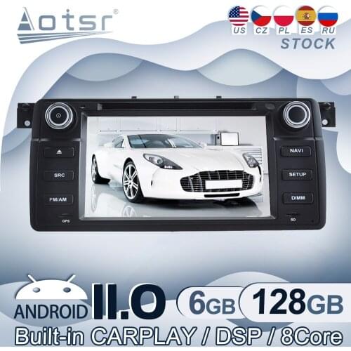 Android 11 For BMW E46 Car Radio GPS Navigation Multimedia Video Player Stereo Audio Head Unit