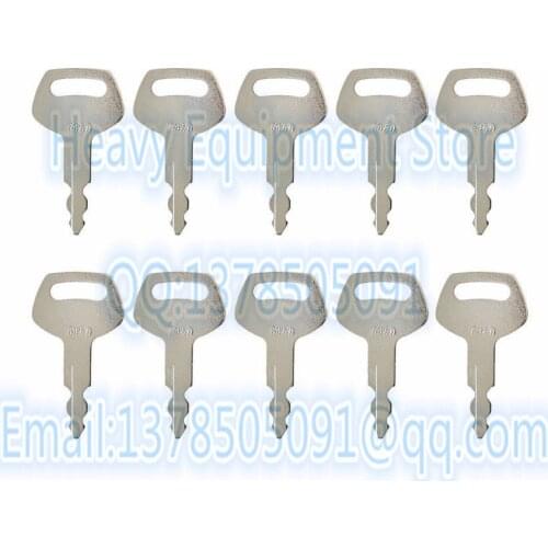 10 PCS S450 Key For Case Linkbelt and For Sumitomo Excavator Ignition KHR20070 150979A1