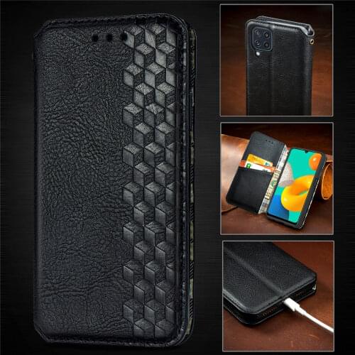Comfortable Flip Leather Case for Samsung Galaxy M32 M325 SM-M325F M 32 Full Protection Cover Coque