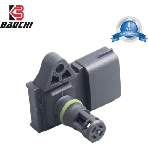 5WK96841 2045431 MAP Sensor Manifold Intake Air Pressure Sensor 5WY2833A for Peugeot 405 Hyundai KIA Pride Renault Citroen