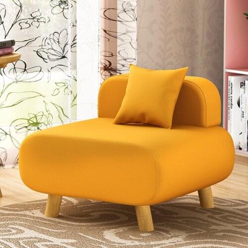 Living Room Lazy Sofa No Installation Sofa Chair Creative Single Small Sofa Bedroom Back Cushion Tatami Recliner Chair Lounge