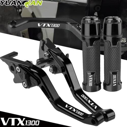For Honda VTX1300 VTX 1300 2003-2010 2004 2005 2006 2007 CNC Motorcycle Clutch Brake Lever Adjustable Brake Handle Clutch Levers