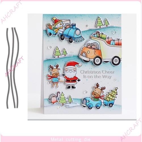 JMCRAFT 2021 New Line Background Metal Cutting Dies DIY Scrapbook Handmade Paper Craft Metal Steel Template Dies