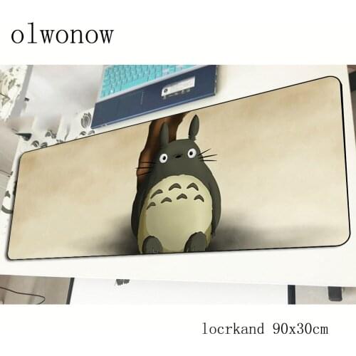 Totoro pad mouse Halloween Gift computador gamer mouse pad 90x30cm padmouse big mousepad ergonomic gadget office desk mats